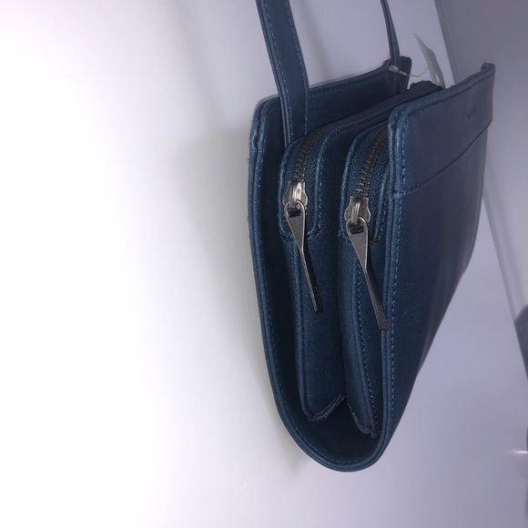 Matt&Nat Blue Leather Bag - Picture 3 of 4